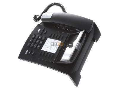 View top right Agfeo ST 45 IP sw VoIP telephone black 
