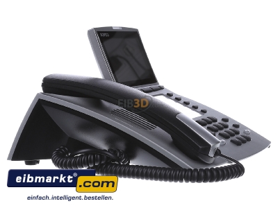 Ansicht links Agfeo ST 45 IP si Systemtelefon VoIP silber 