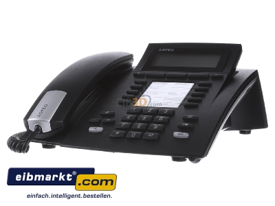 Front view Agfeo ST 42 IP sw VoIP telephone black 
