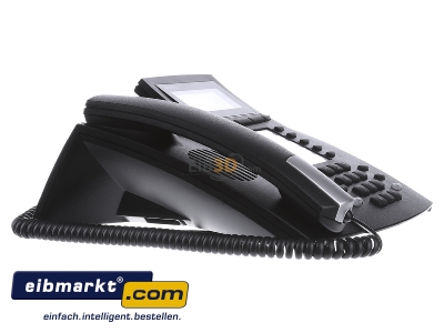 Ansicht links Agfeo ST 42 IP sw Systemtelefon schwarz 