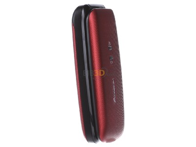 View on the left IVS doro Primo 401 rt Clamshell phone red 
