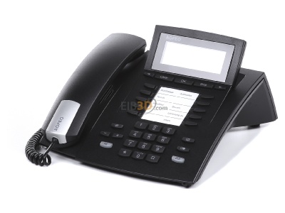 View up front Agfeo ST 22 IP sw VoIP telephone black 

