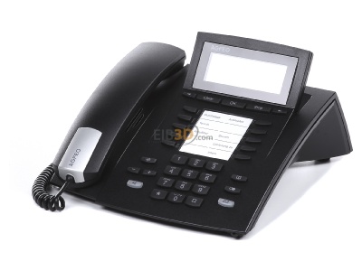 Ansicht oben vorne Agfeo ST 22 IP sw IP-Systemtelefon schnurgebunden 