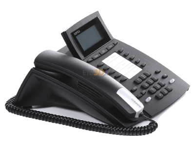 View top left Agfeo ST 22 IP sw VoIP telephone black 
