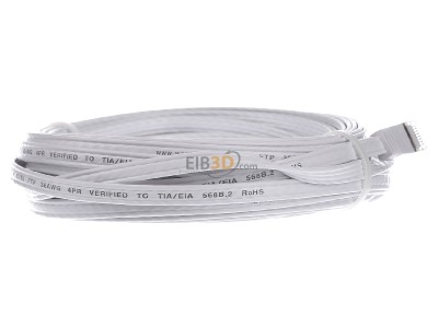 Back view Wantec 7011 ws 10,0m Patch cord 10m 

