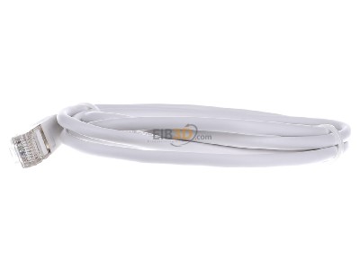 Ansicht rechts Wantec 7118 ws 1,5m SSTP-Patchkabel Cat.6A ws 1,5m Steck. 4mm 