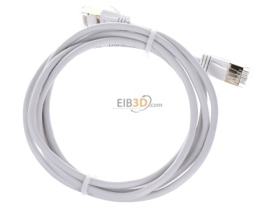 Ansicht oben hinten Wantec 7118 ws 1,5m SSTP-Patchkabel Cat.6A ws 1,5m Steck. 4mm 