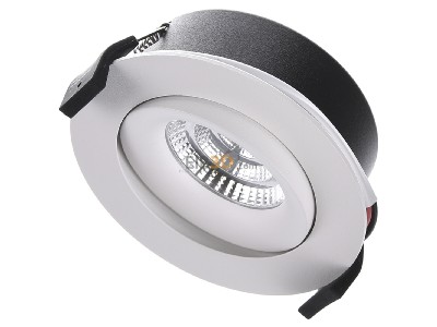 Ansicht oben vorne Brumberg Leuchten 12476173 LED-Einbauleuchte 1800-2800K rund wei� 