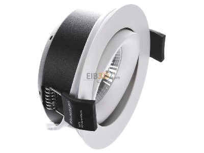 Ansicht oben links Brumberg Leuchten 12476173 LED-Einbauleuchte 1800-2800K rund wei� 