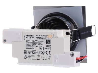 Ansicht hinten Brumberg 39376423 LED-Einbaustrahler 3000K edelst. dimm. 