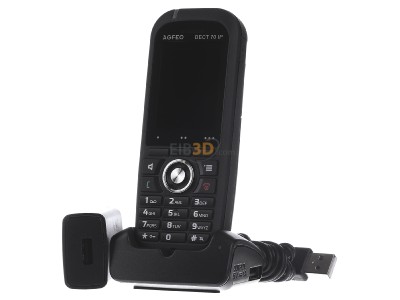 Front view Agfeo DECT 70 IP sw 
