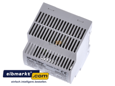 Ansicht oben vorne Ekey 100 891 Hutschienennetzteil 230VAC - 24VDC 2A 