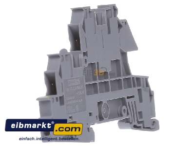 View on the right Phoenix Contact UTI 2,5-PE/L/L Installation terminal block 5,2mm 24A
