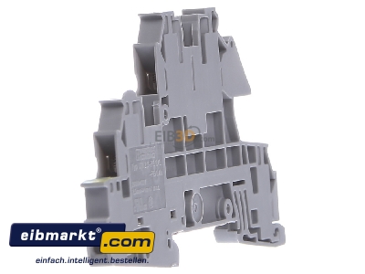 View on the right Phoenix Contact UTI 2,5-PE/L/N Installation terminal block 5,2mm 24A 

