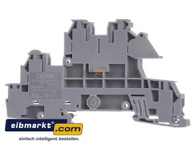 Back view Phoenix Contact UTI 2,5-PE/L/N Installation terminal block 5,2mm 24A 
