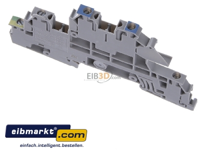 Top rear view Phoenix Contact UTI 2,5-PE/L/N Installation terminal block 5,2mm 24A 
