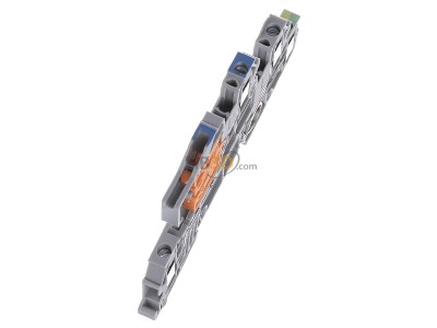 View top left Phoenix UTI 2,5-PE/L/NT Installation floor terminal, 0,2-4mm� 5,2mm, gray, 
