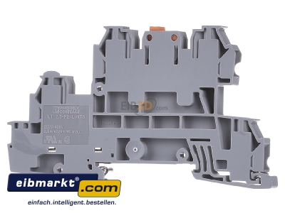Back view Phoenix Contact UTI 2,5-PE/L/NTB Installation terminal block 5,2mm 24A - 
