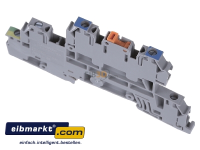 Top rear view Phoenix Contact UTI 2,5-PE/L/NTB Installation terminal block 5,2mm 24A - 

