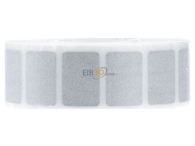 Front view WAGO 210-852 Labelling material 19x27mm silver 
