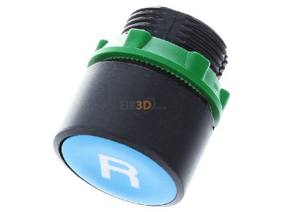 View up front Schneider Electric XB5AA86202 Push button actuator blue IP66 
