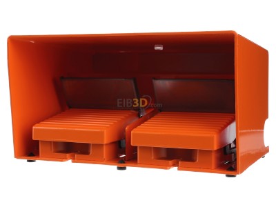 Frontansicht Schneider Electric XPER5100D Fuschalter, doppelt m. Schutzh. 2+2S 