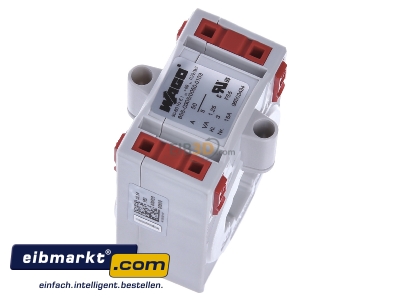 View top left WAGO Kontakttechnik 855-305/050-103 Current transformer 50/5A

