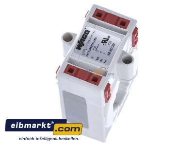 View top left WAGO Kontakttechnik 855-305/150-501 Current transformer 150/5A 

