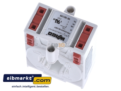 Top rear view WAGO Kontakttechnik 855-305/150-501 Current transformer 150/5A 
