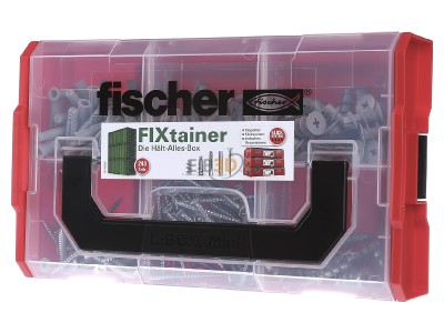 Frontansicht Fischer DE 532893 Sortimentsbox FIXtainer H�lt-Alles-Box 