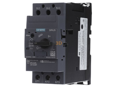 Front view Siemens 3RV2031-4UA10 Motor protection circuit-breaker 40A 
