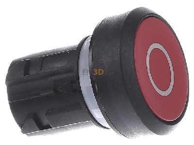 Ansicht links Siemens 3SU1000-0AB20-0AD0 Drucktaster 22mm, rund, rot 