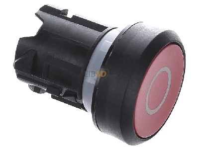 Ansicht oben links Siemens 3SU1000-0AB20-0AD0 Drucktaster 22mm, rund, rot 