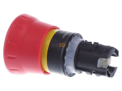 Ansicht rechts Siemens 3SU1000-1HB20-0AA0 Not-Halt-Pilzdrucktaster 22mm, rund, rt 