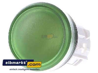 Front view Siemens Indus.Sector 3SU10016AA400AA0 Indicator light element green IP68
