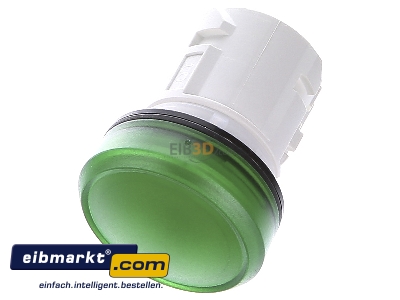 View up front Siemens Indus.Sector 3SU10016AA400AA0 Indicator light element green IP68
