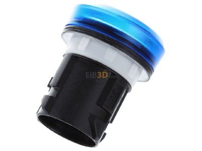 Ansicht oben hinten Siemens 3SU1001-6AA50-0AA0 Leuchtmelder 22mm, rund, blau 