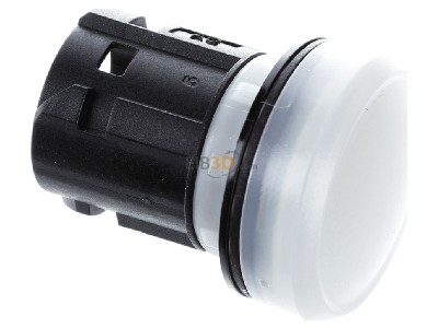 Ansicht oben links Siemens 3SU1001-6AA60-0AA0 Leuchtmelder 22mm, rund, wei 