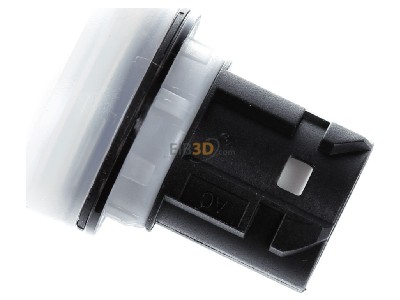 Ansicht oben rechts Siemens 3SU1001-6AA60-0AA0 Leuchtmelder 22mm, rund, wei 