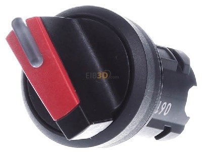 Frontansicht Siemens 3SU1002-2BF20-0AA0 Knebelschalter 22mm, rund, rot 