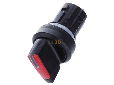 Ansicht oben vorne Siemens 3SU1002-2BF20-0AA0 Knebelschalter 22mm, rund, rot 