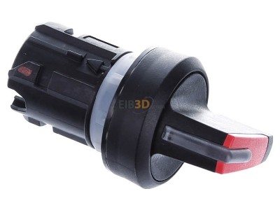 Ansicht oben links Siemens 3SU1002-2BF20-0AA0 Knebelschalter 22mm, rund, rot 