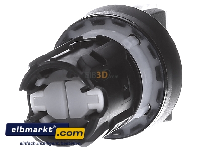 Ansicht hinten Siemens Indus.Sector 3SU1002-2BL60-0AA0 Knebelschalter 22mm, rund, schwarz 