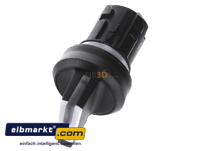 Ansicht oben vorne Siemens Indus.Sector 3SU1002-2BL60-0AA0 Knebelschalter 22mm, rund, schwarz 
