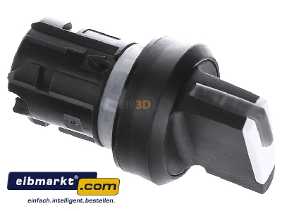 Ansicht oben links Siemens Indus.Sector 3SU1002-2BL60-0AA0 Knebelschalter 22mm, rund, schwarz 