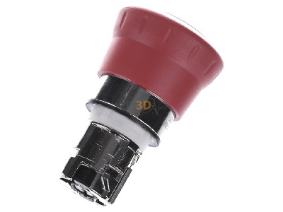 Top rear view Siemens 3SU1050-1HB20-0AA0 Emergency stop complete 
