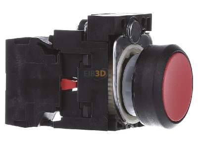 View on the left Siemens 3SU1100-0AB20-1CA0 Complete push button red 
