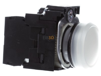 View on the left Siemens 3SU1102-6AA60-1AA0 Indicator light white 24VAC/DC 
