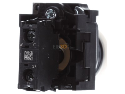 Back view Siemens 3SU1102-6AA60-1AA0 Indicator light white 24VAC/DC 

