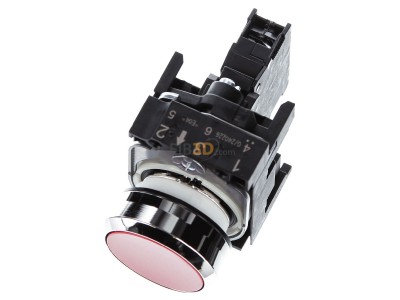 View up front Siemens 3SU1150-0AB20-1CA0 Complete push button red 
